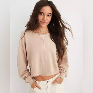 Aerie Beach Party Crop Crewneck